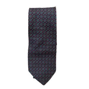 Michelsons of London England Red Silk Classic Tie  Preppy Career